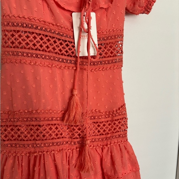 Entro Charming Coral Dress - Picture 2 of 6